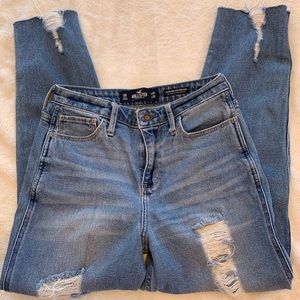 Hollister ultra high rise mom jean